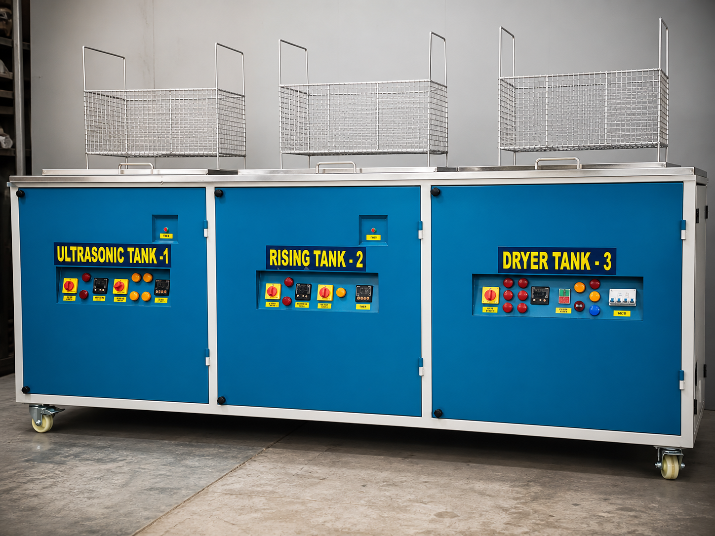 MULTISTAGE ULTRASONIC CLEANING EQUIPMENTS